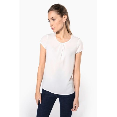 Blusa crepe mujer