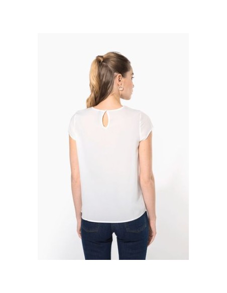 Blusa crepe mujer