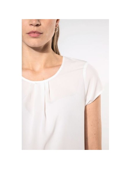 Blusa crepe mujer