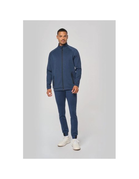 Chaqueta cuello alto hombre