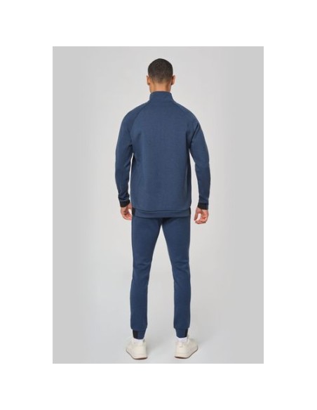 Chaqueta cuello alto hombre