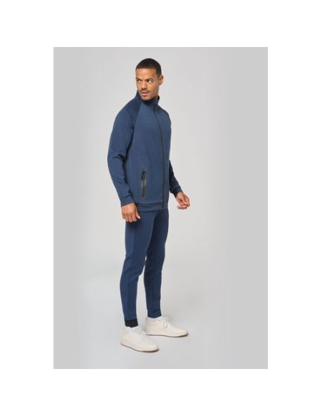 Chaqueta cuello alto hombre