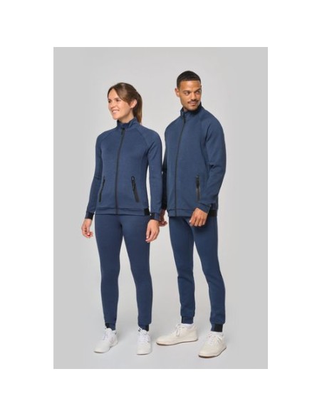 Chaqueta cuello alto hombre