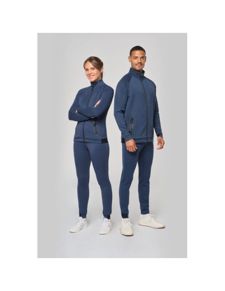 Chaqueta cuello alto hombre