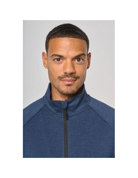 Chaqueta cuello alto hombre