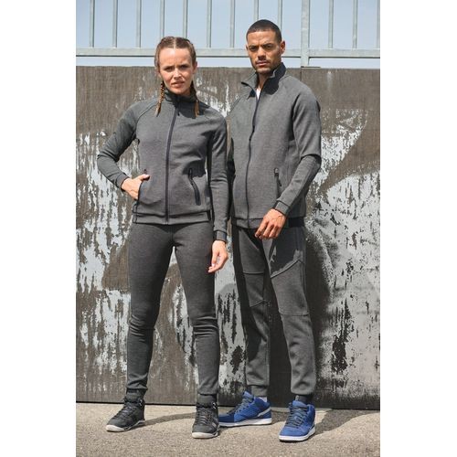 Chaqueta cuello alto hombre