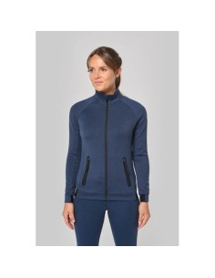 Chaqueta cuello alto mujer