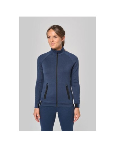 Chaqueta cuello alto mujer