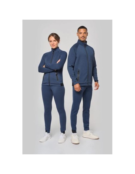 Chaqueta cuello alto mujer