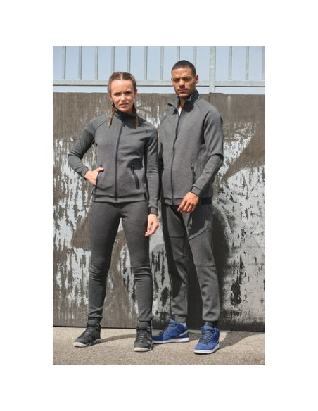 Chaqueta cuello alto mujer