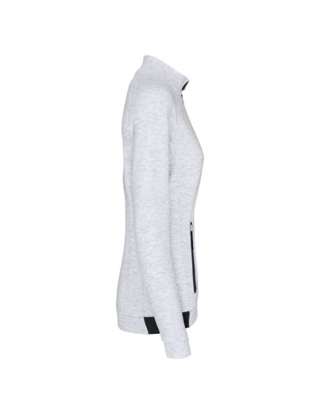 Chaqueta cuello alto mujer