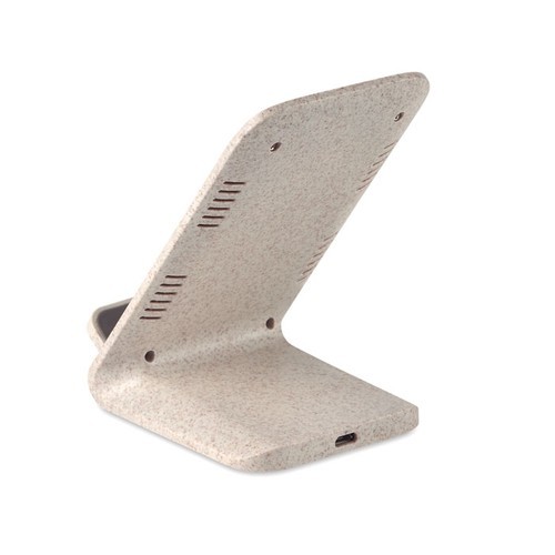 LAYABACK Cargador inalámbrico paja trigo