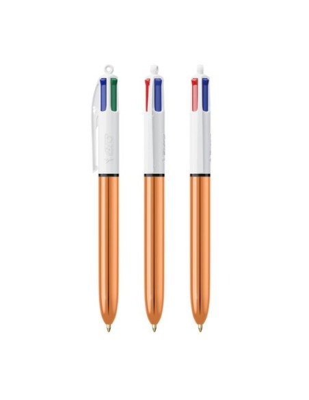 BIC 4 Colours Shine bolígrafo