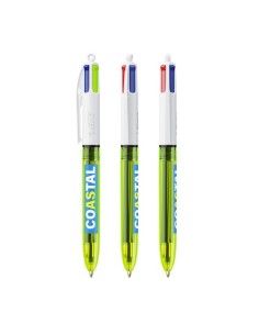BIC 4 Colours Fluo bolígrafo