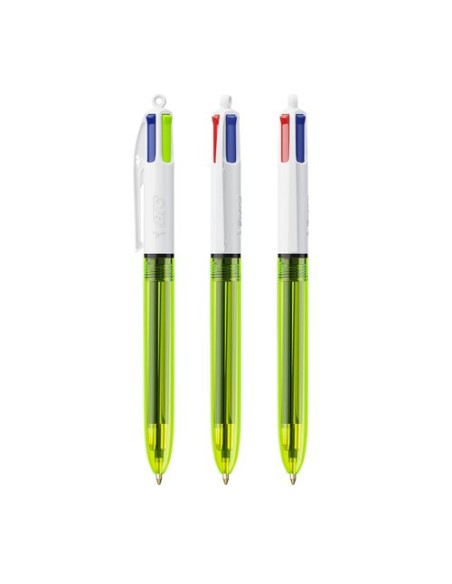 BIC 4 Colours Fluo bolígrafo