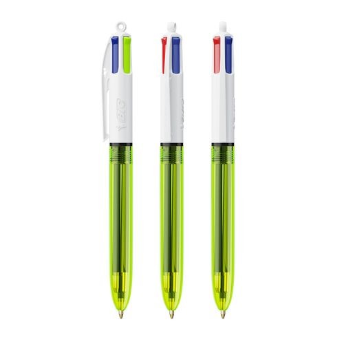 BIC 4 Colours Fluo bolígrafo