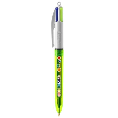 BIC 4 Colours Fluo bolígrafo
