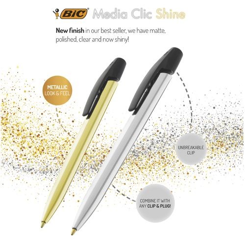 BIC Media Clic Shine ballpen