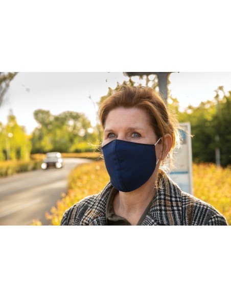 Mascarilla de algodón reutilizable de 2 capas