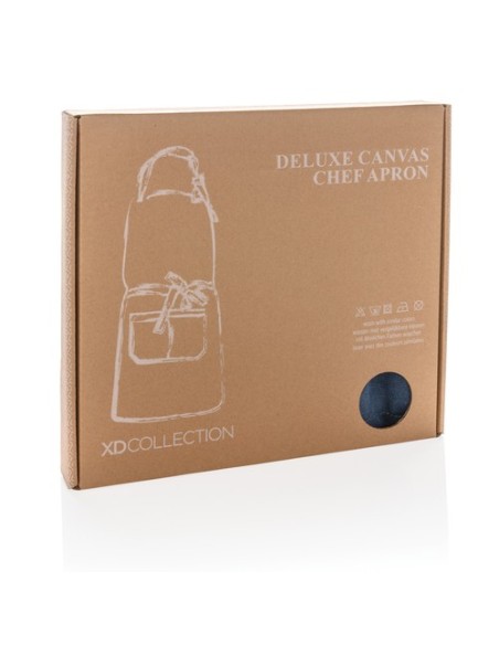 Delantal chef lujoso de lona