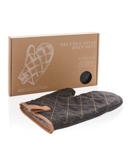Guante de lona de lujo para horno