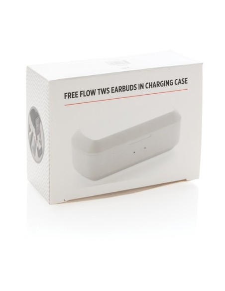 Auriculares Free Flow TWS con caja de carga