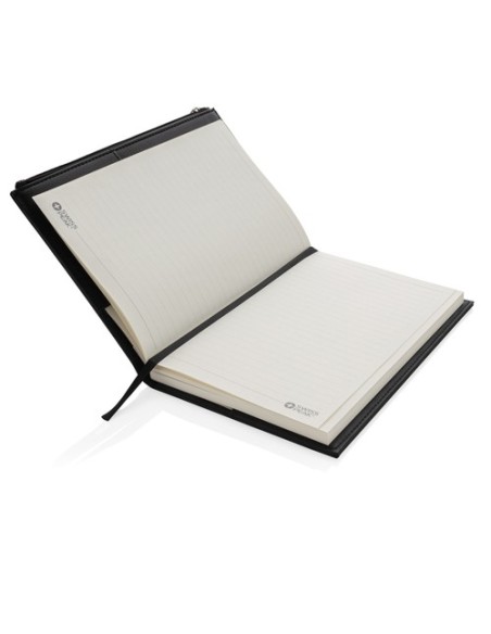 Libreta A5 de PU con cremallera