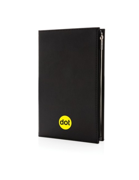 Libreta A5 de PU con cremallera