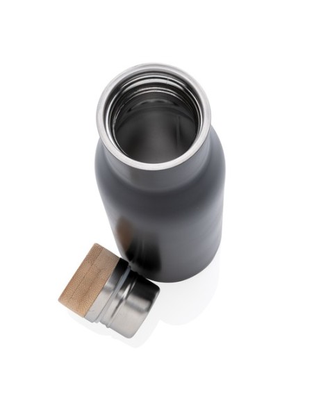 Botella Clima al vacío antigoteo con tapa de acero