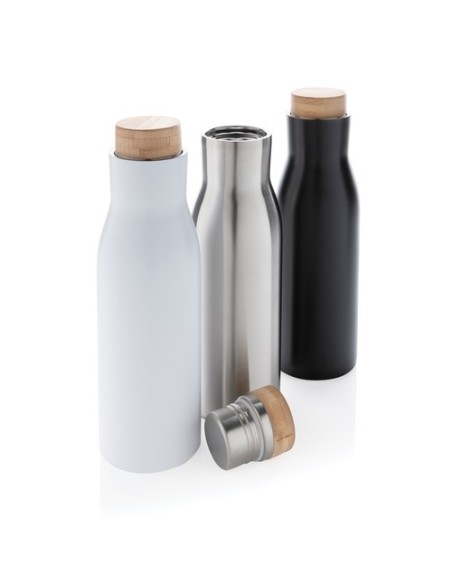 Botella Clima al vacío antigoteo con tapa de acero