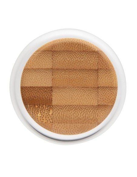 Botella Impact de vidrio de borosilicato con bambú