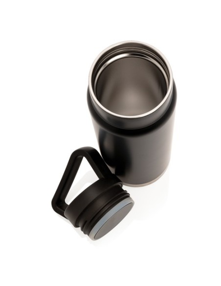 Botella al vacío antigoteo con asa