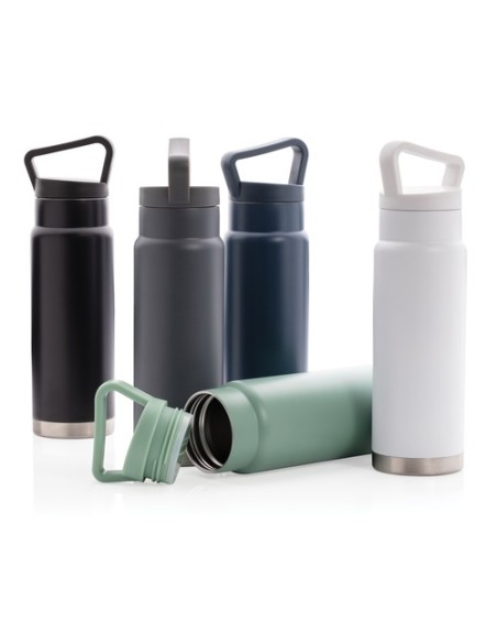 Botella al vacío antigoteo con asa