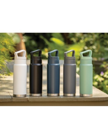 Botella al vacío antigoteo con asa