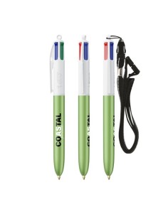 BIC 4 Colours Glacé with Lanyard