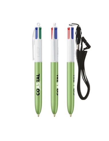 BIC 4 Colours Glacé with Lanyard