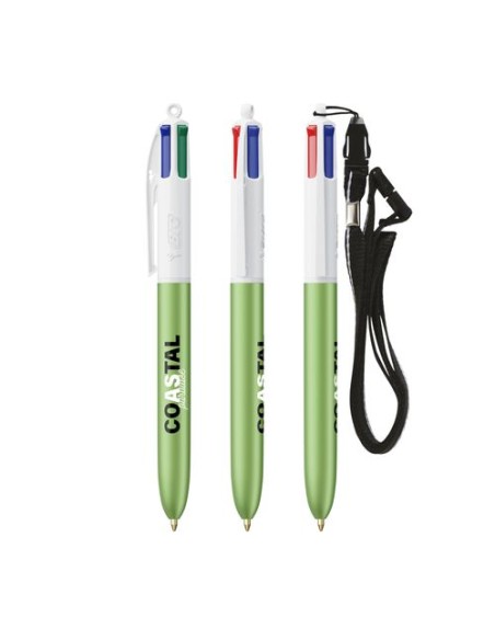BIC 4 Colours Glacé with Lanyard