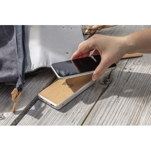 Powerbank inalámbrico 5W de Corcho y...