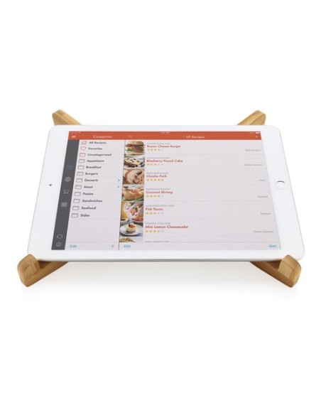 Patas de bambú para portátil