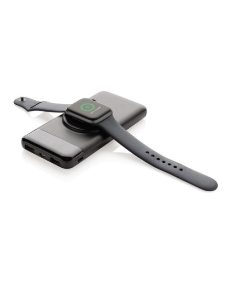 Powerbank inalámbrico de 10000 mah y con cargador de reloj
