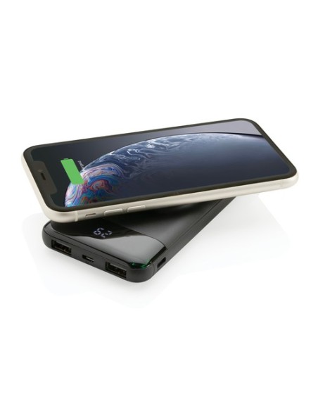 Powerbank inalámbrico de 10000 mah y con cargador de reloj