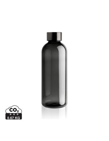 Botella de agua estanca con tapa metálica