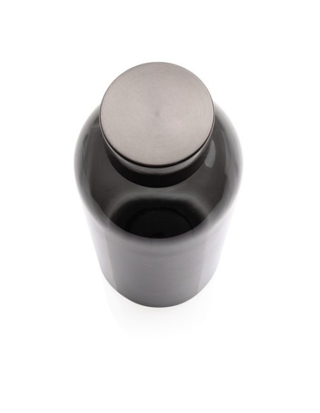 Botella de agua estanca con tapa metálica