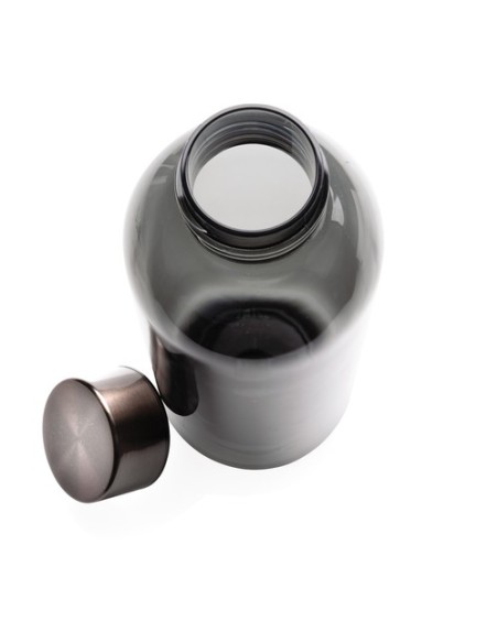 Botella de agua estanca con tapa metálica