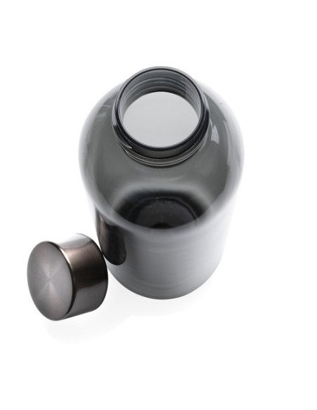 Botella de agua estanca con tapa metálica