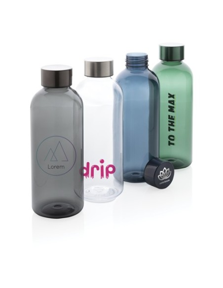 Botella de agua estanca con tapa metálica