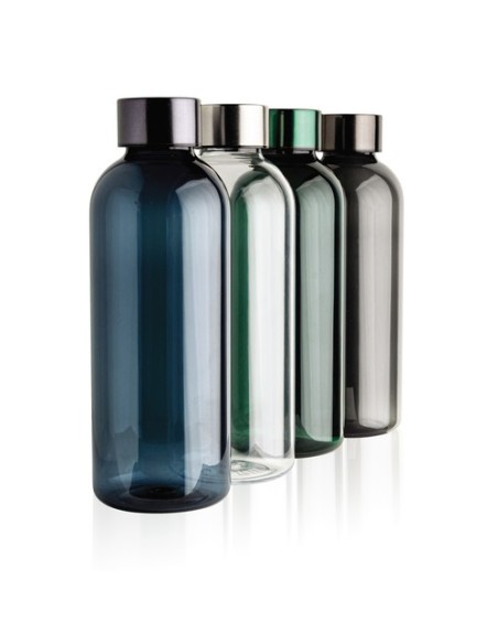 Botella de agua estanca con tapa metálica