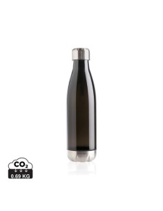 Botella de agua estanca con tapa de acero inoxidable