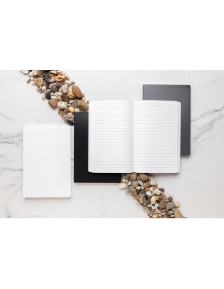 Libreta de papel de piedra de tapa blanda Impact A5