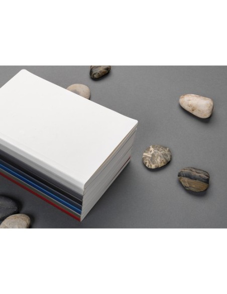 Libreta de papel de piedra de tapa blanda Impact A5